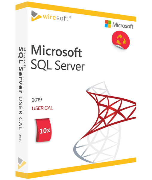MICROSOFT SQL SERVER 2019 - 10 PAKETI KASUTAJA CAL